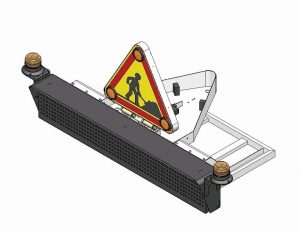 Ensemble de toit - PMV 200 mm + Triangle 700 + 2 gyros LED orange