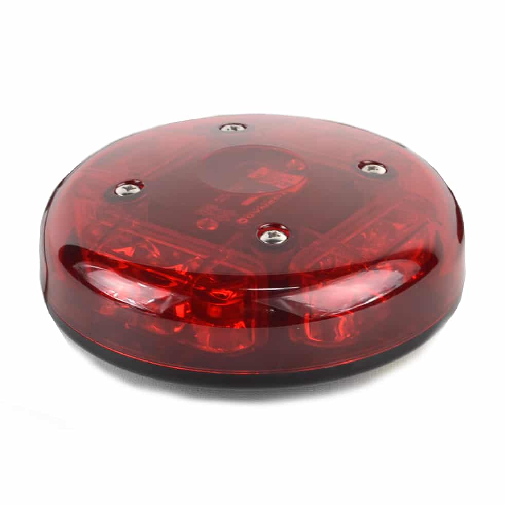Gyrophare TORNADO V2 - 12 LEDs - Rouge - Fixation permanente