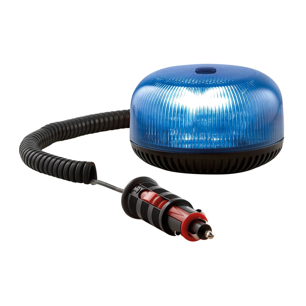 Gyrophare CRYSTAL LED Rotatif - 8 LEDs - Bleu - Magnétique