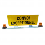 Barre de Signalisation Convoi Exceptionnel - 2 Gyrophares LED