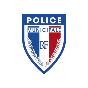 Format Sérigraphie Police Municipale - Ecusson Arrière (105 x 145 mm)