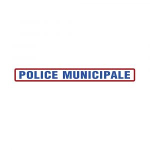 Format Sérigraphie Police Municipale - Texte Arrière