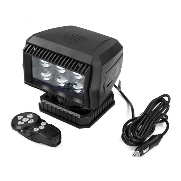Projecteur Motorisé 60W – Telecommande Sans Fil – Fixation Permanente