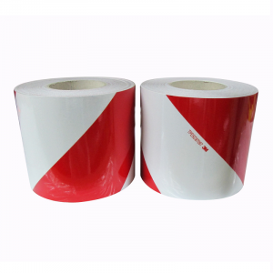Kit de 2 Rouleaux (G+D) Rouge-Blanc Classe A – 14 cm – 45,70 m