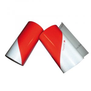 Kit de 2 Rouleaux (G+D) Rouge-Blanc Classe A – 14 cm – 9 m