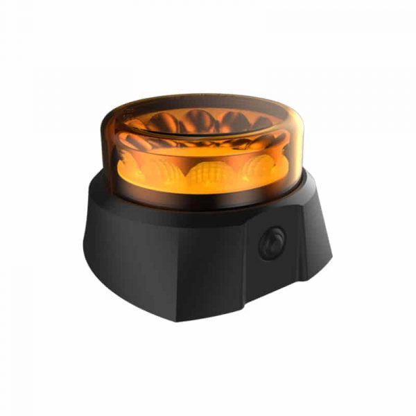 Gyrophare Autonome C12 MAG – 12 LEDs – Orange – Super Magnétique