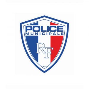 Format Sérigraphie Police Municipale - Ecusson Arrière (170 x 145 mm)