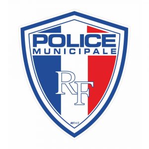Format Sérigraphie Police Municipale – Ecusson Latéral (255 x 300 mm)