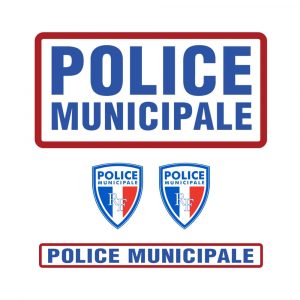 Kit Sérigraphie Police Municipale - Magnétique - VL