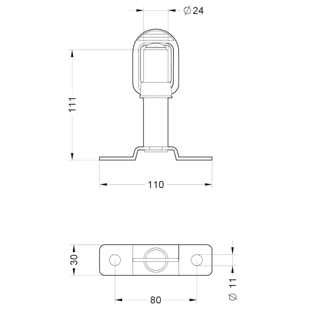 Prise de Connexion avec Embase pour Gyrophare sur Hampe – Image 2