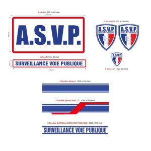 Kit Sérigraphie ASVP 3M - Bleu - VL