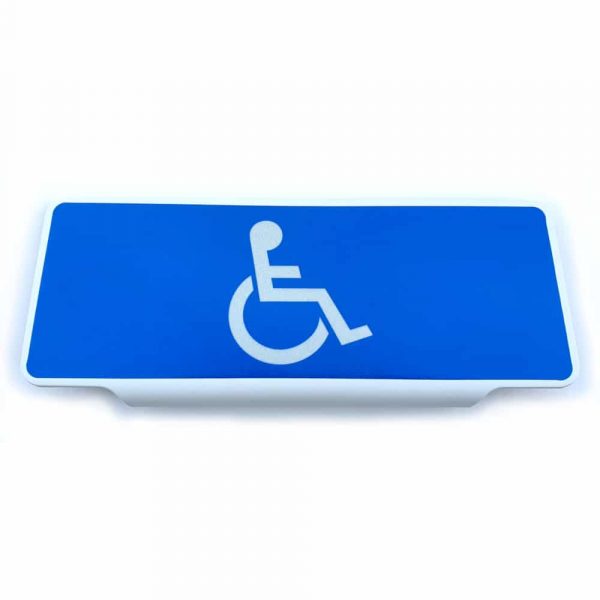 Plaque Pare-Soleil Personne à Mobilité Réduite - Rétroréfléchissant