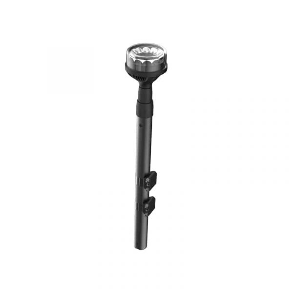 Mât Moto PHANTOM - 12 LEDs - Hauteur 710-1500 mm