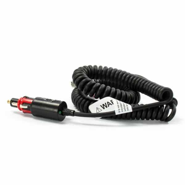 Prise allume-cigare avec câble spiralé pour gyrophare B16/B14