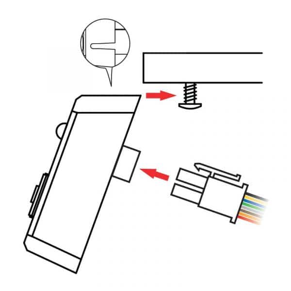 Boitier de commande 6 boutons - Pour rampe à défilement – Image 5