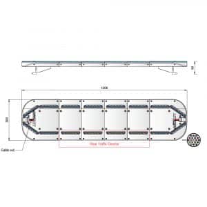 Alternative view of Rampe BULLITT ADVANCED 121 cm - 120 LEDs