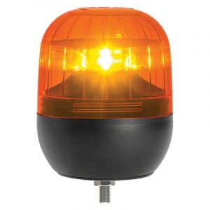 Gyrophare EUROROT - 6 LEDs - Orange - Fixation permanente (sur tige)