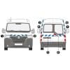 Kit Blanc-Bleu AVT+ARR PARTIEL - RENAULT Master H2 (2019)