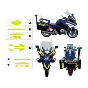Kit Jaune Fluo Complet - BMW 1200 RT (2015)