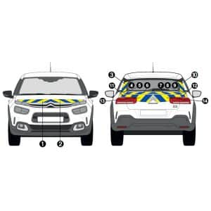 Kit J-B AVT+ARR PARTIEL - CITROËN C4 Cactus (2018-)