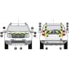 Kit Jaune-Bleu AVT+ARR PARTIEL - DACIA Duster (2010-2017)