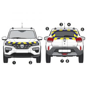 Kit J-B AVT+ARR PARTIEL - DACIA Spring (2021-)