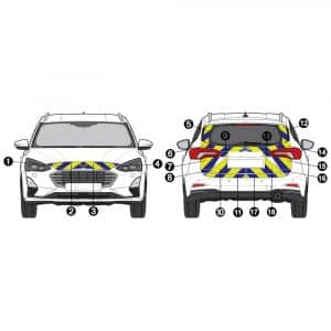 Kit J-B AVT+ARR TOTAL - FORD Focus 4 SW (2018-)