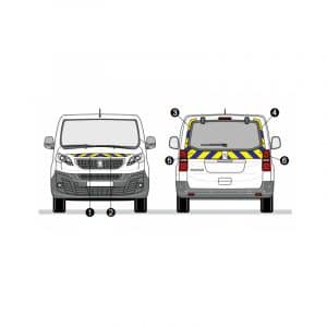 Kit J-B AVT+ARR PARTIEL - PEUGEOT Expert H1 à Hayon (2016-)