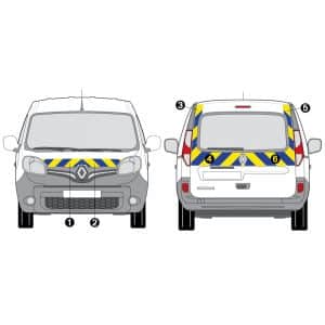 Kit Jaune-Bleu Partiel - RENAULT Kangoo Hayon (2013)