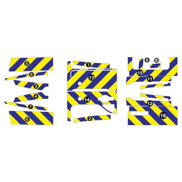 Kit Jaune-Bleu AVT+ARR TOTAL - RENAULT Master H2 Vitré (2019) – Image 2