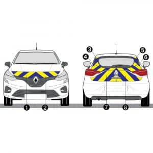 Kit J-B AVT+ARR PARTIEL - RENAULT Clio 5 (2019-)