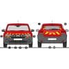 Kit Jaune-Rouge Partiel – DACIA Sandero (2022)