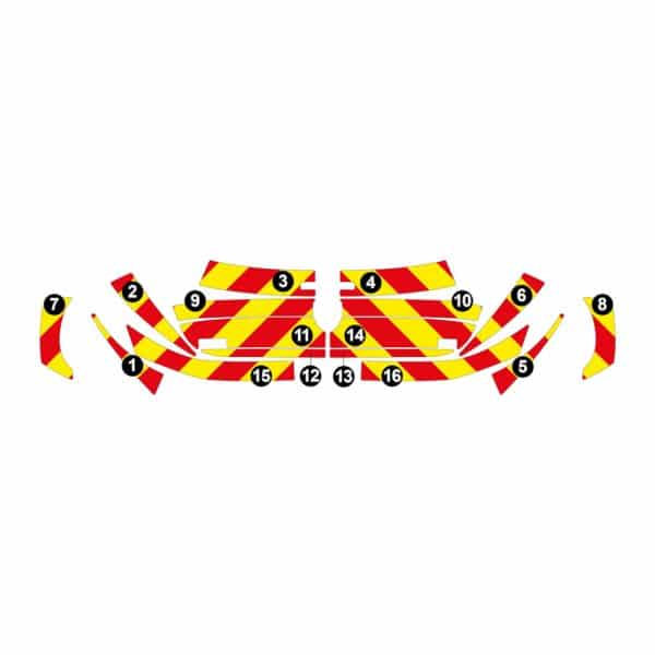 Kit Jaune-Rouge AVT+ARR TOTAL - PEUGEOT 308 (2021) – Image 2