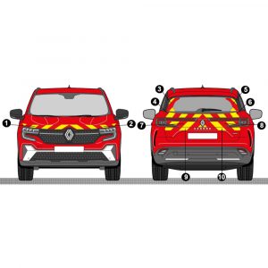 Kit Jaune-Rouge Partiel - RENAULT Espace (2023)