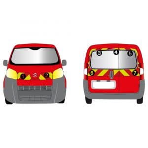 Kit J-R AVT+ARR PARTIEL - CITROËN Nemo (2008-)