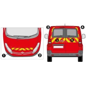 Kit J-R AVT+ARR PARTIEL - CITROËN Jumpy KO 2 Portes (2016-)