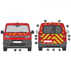 Kit Jaune-Rouge Total - CITRÖEN Berlingo 2 Portes (2018)