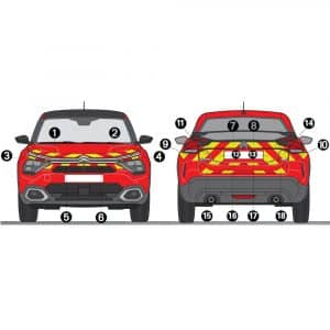 Kit J-R AVT+ARR TOTAL - CITROËN C4 Berline (2020)