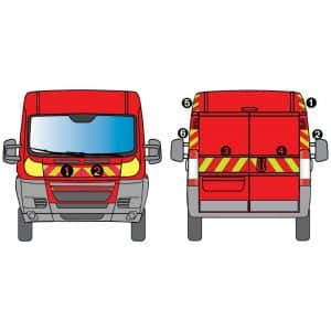 Kit J-R AVT+ARR PARTIEL - FIAT Ducato H2 (2006-2013)