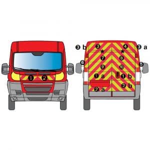 Kit Jaune-Rouge Total - FIAT Ducato H2 Vitré (2006-2013)