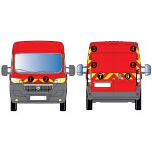 Kit J-R AVT+ARR PARTIEL - FIAT Ducato H2 (2014-)