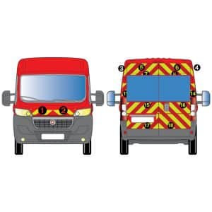 Kit Jaune-Rouge Total - FIAT Ducato H2 Vitré (2014)