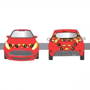 Kit J-R AVT+ARR TOTAL - FORD Fiesta (2016-)