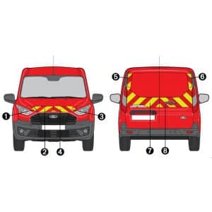 Kit J-R AVT+ARR PARTIEL - FORD Transit Connect (2017-)