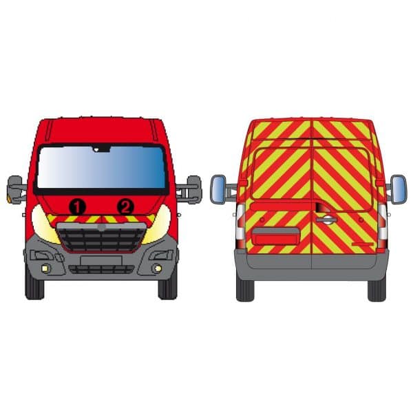 Kit J-R AVT+ARR TOTAL - OPEL Movano H2 Tôlé (2010-)