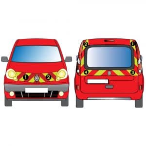 Kit J-R AVT+ARR PARTIEL - RENAULT Kangoo Hayon (2008-2012)