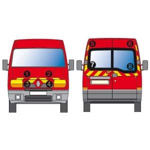 Kit J-R AVT+ARR PARTIEL - RENAULT Master H2 (1997-2003)