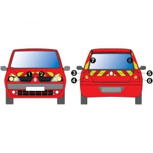 Kit J-R AVT+ARR PARTIEL - RENAULT Clio 2 (2005-2009)