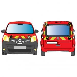Kit J-R AVT+ARR PARTIEL - RENAULT Kangoo Hayon (2013-)