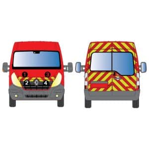 Kit Jaune-Rouge Total - RENAULT Master H2 Vitré (2014-2019)